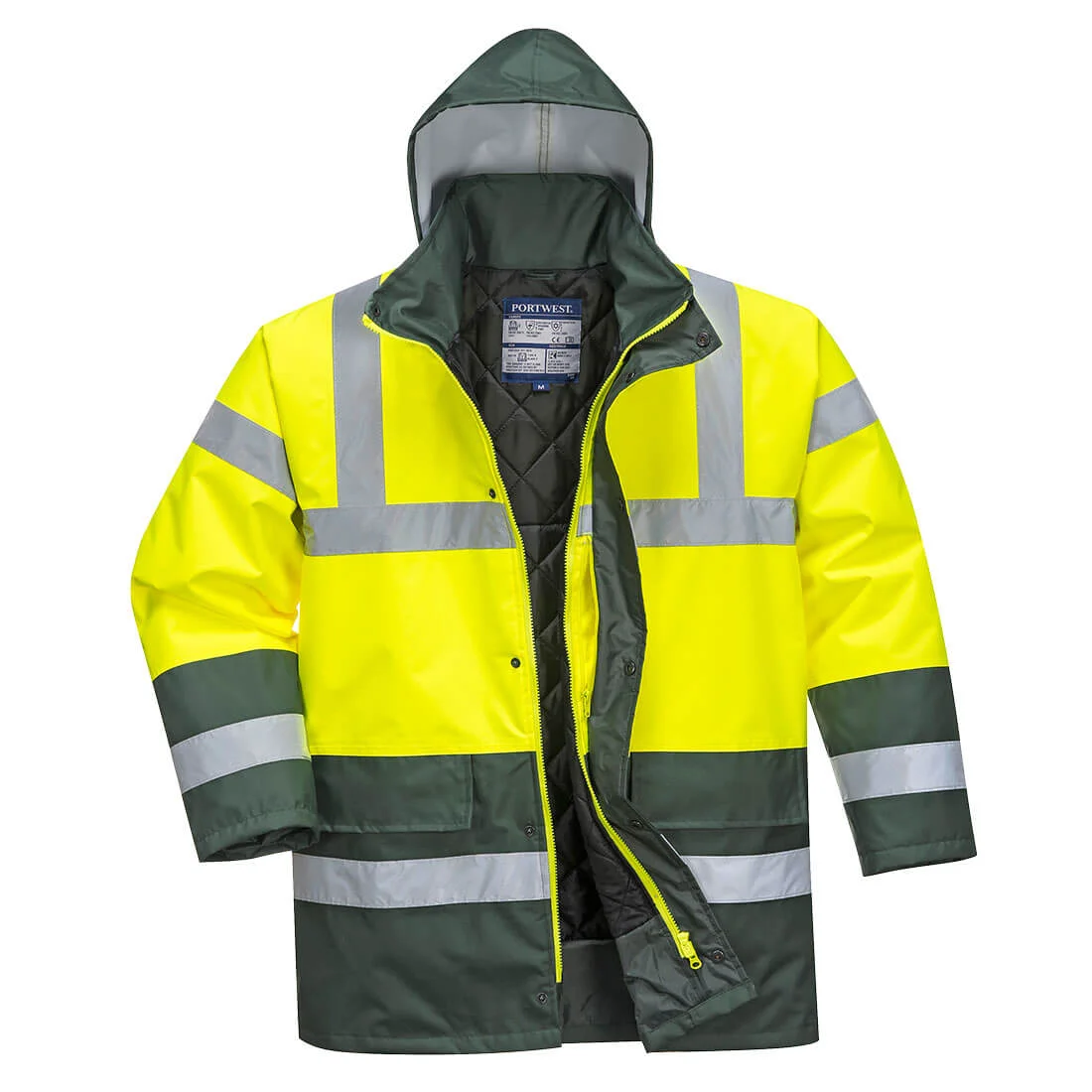Parka HV Bicolore Jaune/Vert image