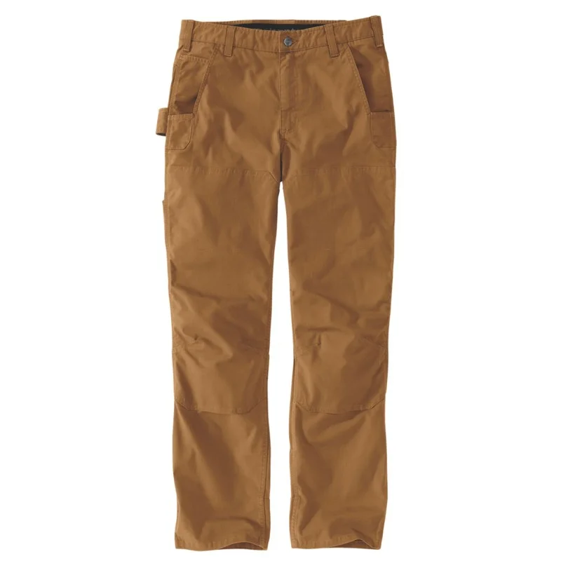Pantalon de travail utilitaire robuste en acier avec doubles empiècements image