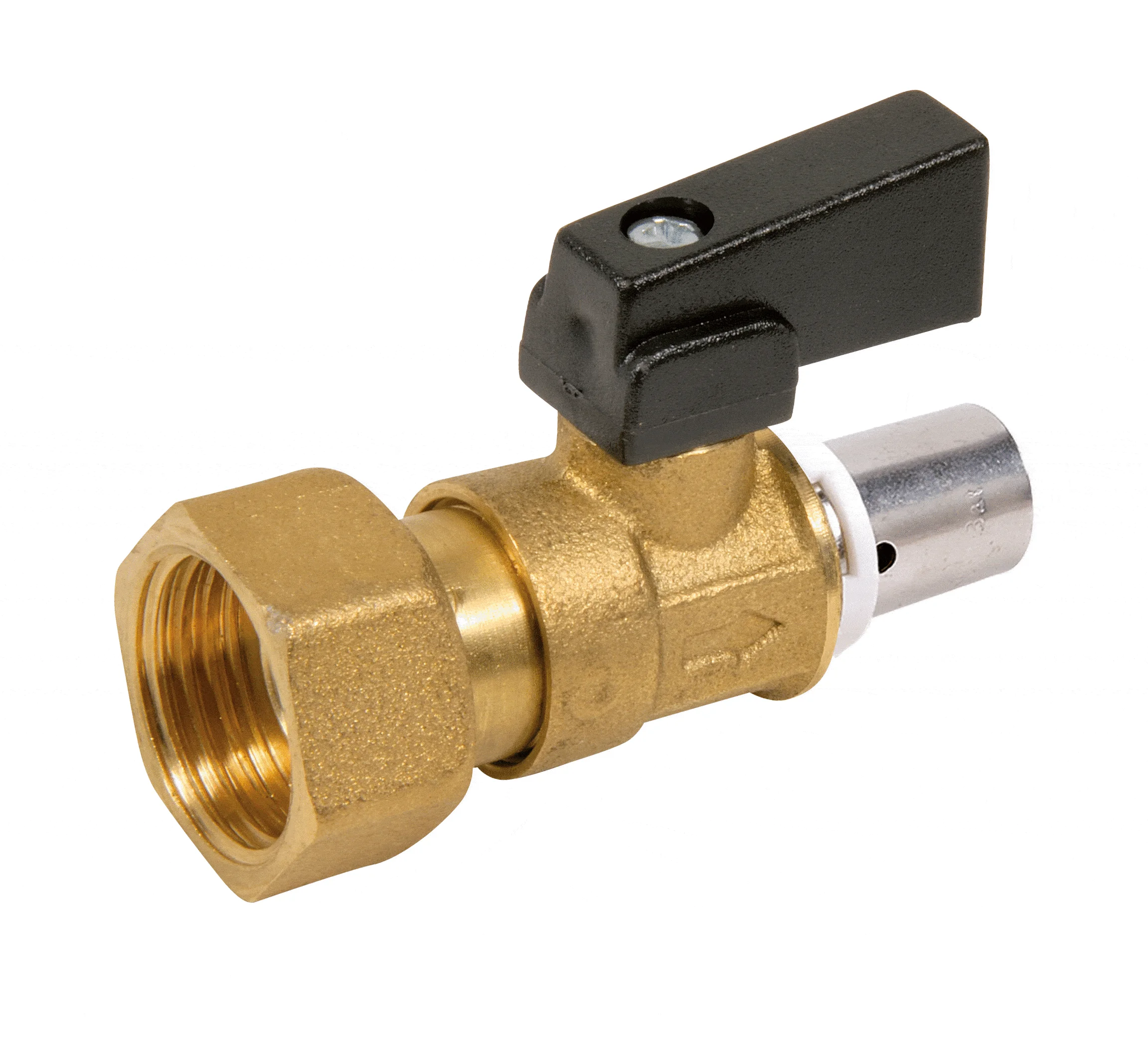 VANNE A SERTIR PORTEE PLATE ECROU TOURNANT + BAGUE image