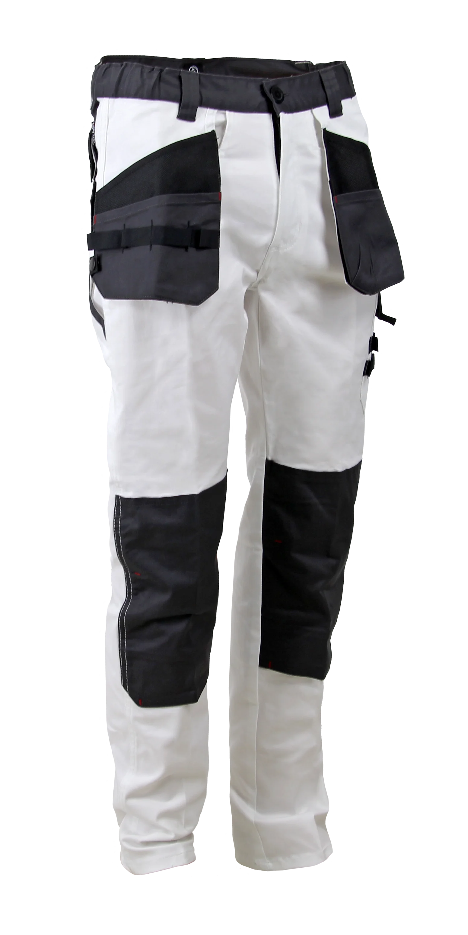 Pantalon de travail EMBASE - BLANC/GRIS image