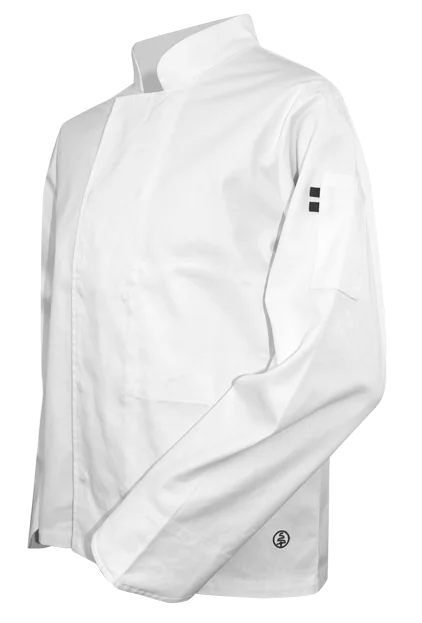 Veste de travail cuisine ML MERLAN - BLANC image