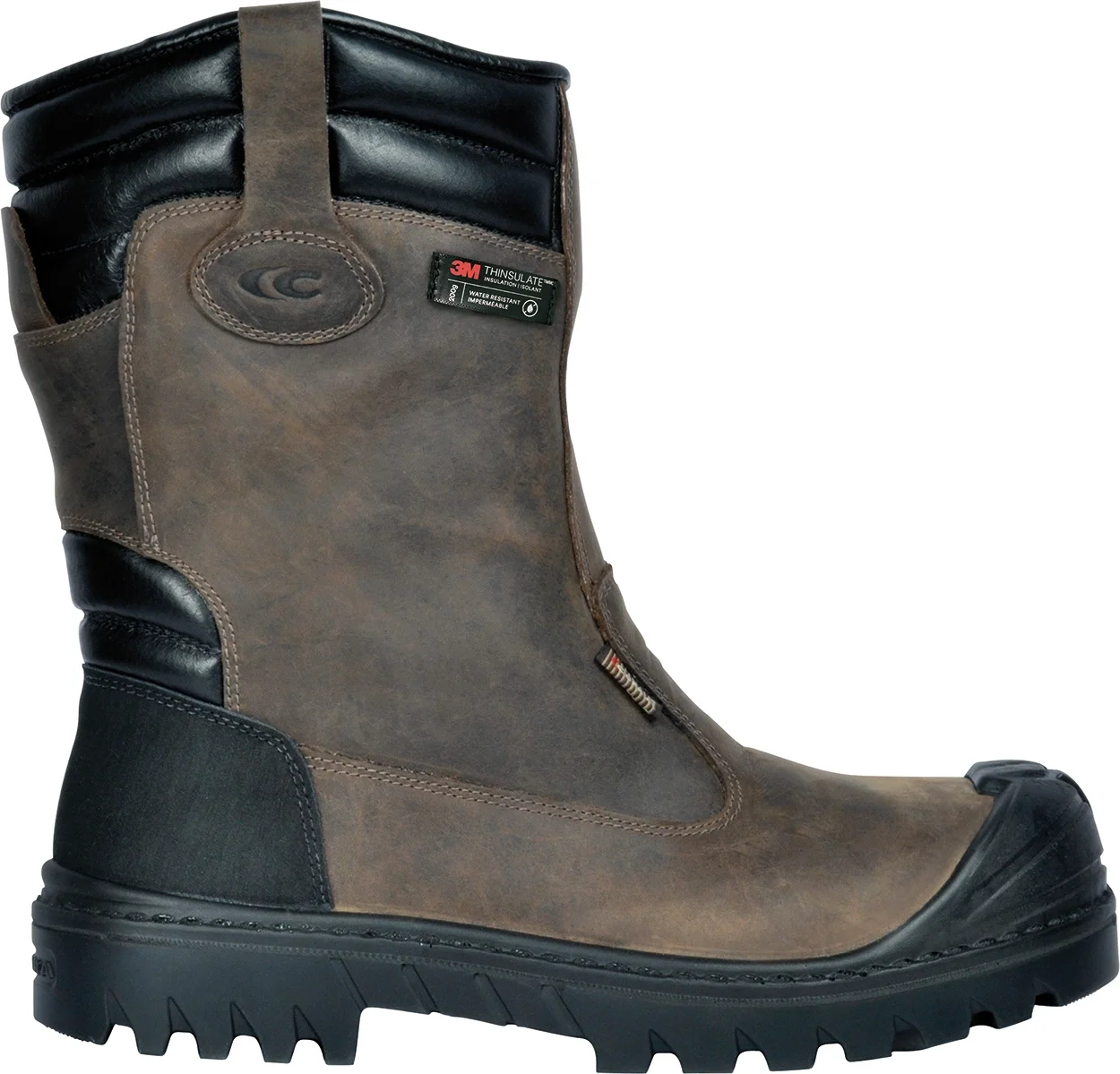 Bottes de sécurité BARANOF UK S3S HI CI HRO LG SC FO SR - Marron/Noir image