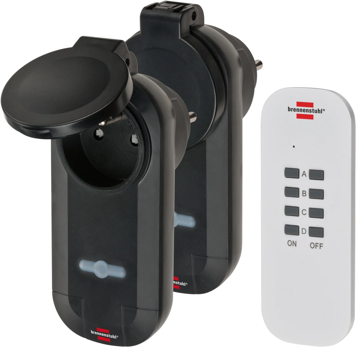 Set de prises télécommandées Confort-Line à 2 prises - IP44 image