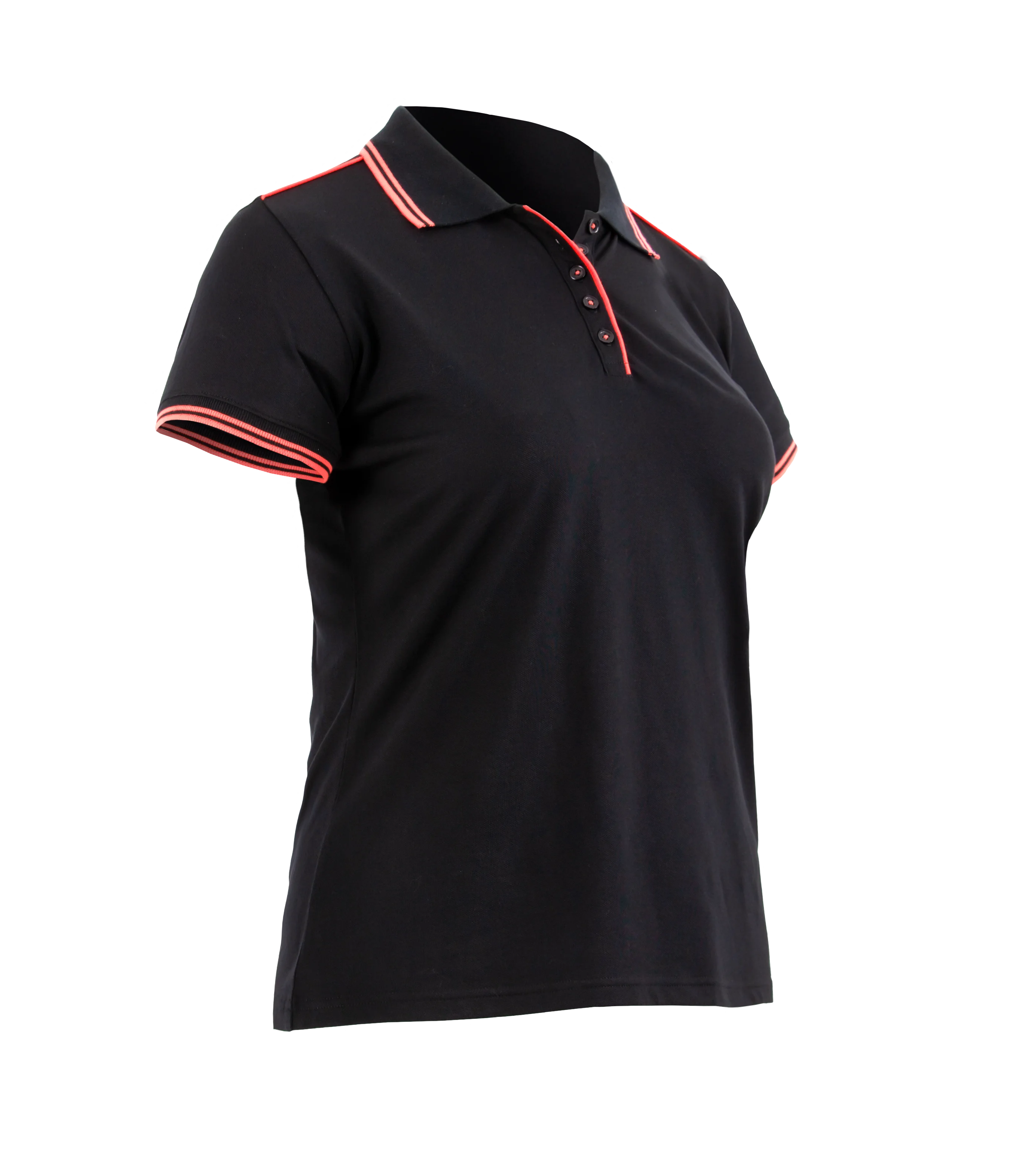 Polo de travail maille piquée MC femme THELMA - NOIR image