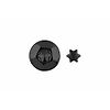 Vis inviolable - Empreinte Torx étoile pour tête inviolable - Noire image 0