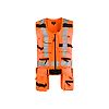 Gilet de travail porte-outil haute visibilité 3032 - Orange fluo image 0