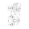 Mitigeur bain douche Okyris - chrome image 1