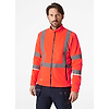 Veste de travail zippée polaire haute visibilité UC-ME image 3