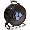 ENROULEUR DE CABLE PRO A TAMBOUR 320MM A CLAPETS H07RN-F 3G2,5 - 3 PRISES NF IP44 image 0