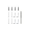 Boite de 12 - Kit de fixation luminaires - cadre image 1