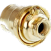 Douille B22 acier laitonné bague image 0