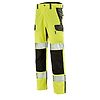 PANTALON FLUO ADVANCED (EJ 76cm) JAUNE FLUO/GRIS CHARCOAL image 6