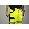Bermuda de travail AUTHENTIC HV BOUGIE - MARINE/JAUNE FLUO image 1