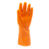 Lot de 12 paires de gants latex crépé orange 34 cm qualité sup image 3