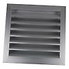 Grille d'aération extérieure avec ailettes à 45° - Aluminium anodisé image 0