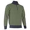 Pull de travail col camionneur TYLER - KAKI/GRIS NUIT image 0