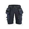 Short de travail X1900 artisan denim stretch 2D femme 7992 - Marine/Noir image 0