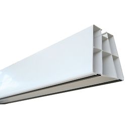Support au sol climatisation - PVC ivoire - Paire image