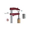 serre joint manche bois modele mm image 0
