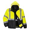 Blouson Haute Visibilité Premium 3 en 1 Jaune/Noir image 3