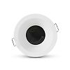 Support de spot blanc encastrable/recouvrable + douille auto GU10 IP67 image 5