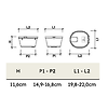 Bouche anti gel avec vanne nylon 3/4" image 2