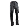Pantalon de travail stretch bicolore COSMOS - GRIS NUIT/NOIR image 0