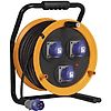 Enrouleur de câble Maxi Garant P17/16A/230V avec 1 fiche et 3 prises - H07RN-F 3G2,5 image 0