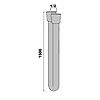 Flexible de douche lisse 150cm ORTENCE image 2