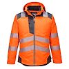 Parka HV PW3 Orange/Gris image 4