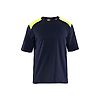 T-shirt de travail retardant flamme 3476 - Marine/Jaune image 0