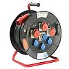 ENROULEUR MAMMOUTH FIXE 11kW H07RN-F 5G2,5 3 PRISES NF + 1 PRISE CEI 1PNT/16A/230V + 3 PRISES CEI 3PNT/16A/400V IP44 image 0