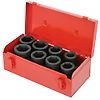 Coffret de douilles longues à chocs 1'', 24 à 38 mm, 8 pièces image 0