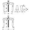 Extracteurs universels hydrauliques à deux griffes longues image 14