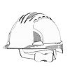 Lot de 10 - Stickers réflectifs CR2 à poser soi-même pour casque EVO® 4/5 - Gris image 0