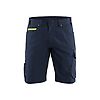 Short maintenance - Bleu marine/Jaune fluo image 0