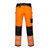 Pantalon extensible léger haute-visibilité PW3 Orange/Noir image 0