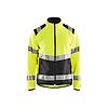 Veste de travail softshell haute visibilité 4877 - Jaune fluo/Noir image 0