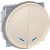 Interrupteur combiné double poussoir lumineux - COMETE image 2