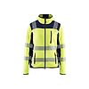 Veste de travail tricotée haute visibilité femme 4967 - Jaune fluo/Marine image 0
