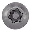Vis à métaux tête bombée six lobes inviolable - Avec téton central - Inox A2 image 134