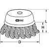 Brosse métallique BRONZEplus Diam. 85mm image 1